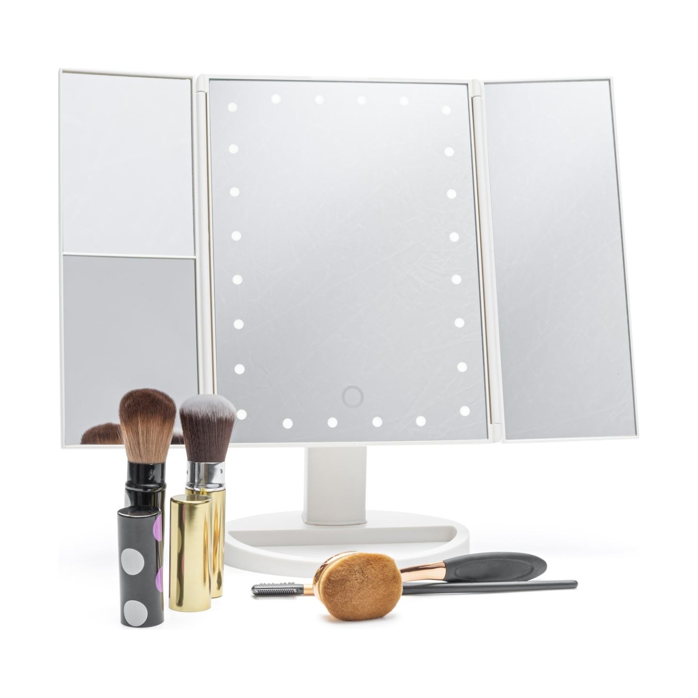 RIO MMFD-WH-EU/1,3 24 LED Touch Dimmable Makeup Mirror, White