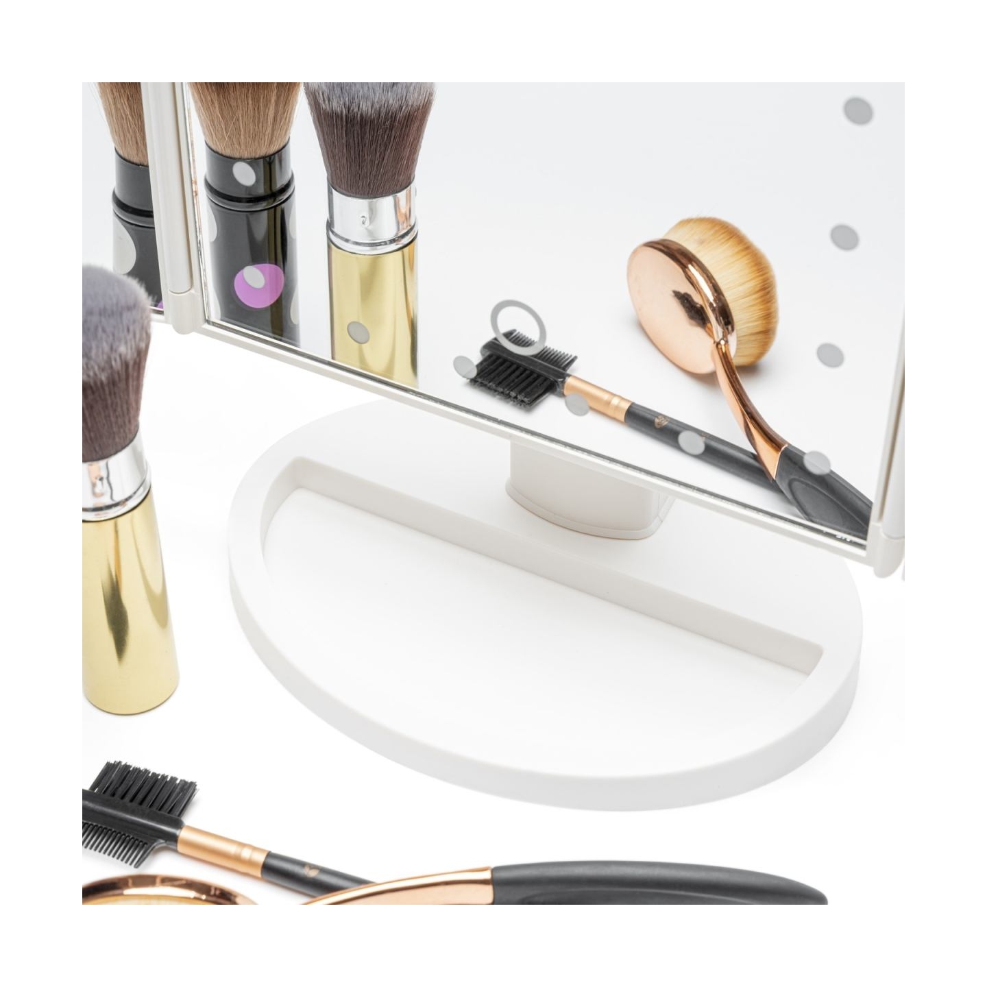 RIO MMFD-WH-EU/1,3 24 LED Touch Dimmable Makeup Mirror, White