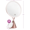 RIO MMCO-EU/1,4 Illuminated HD Make Up Mirror Rose Gold