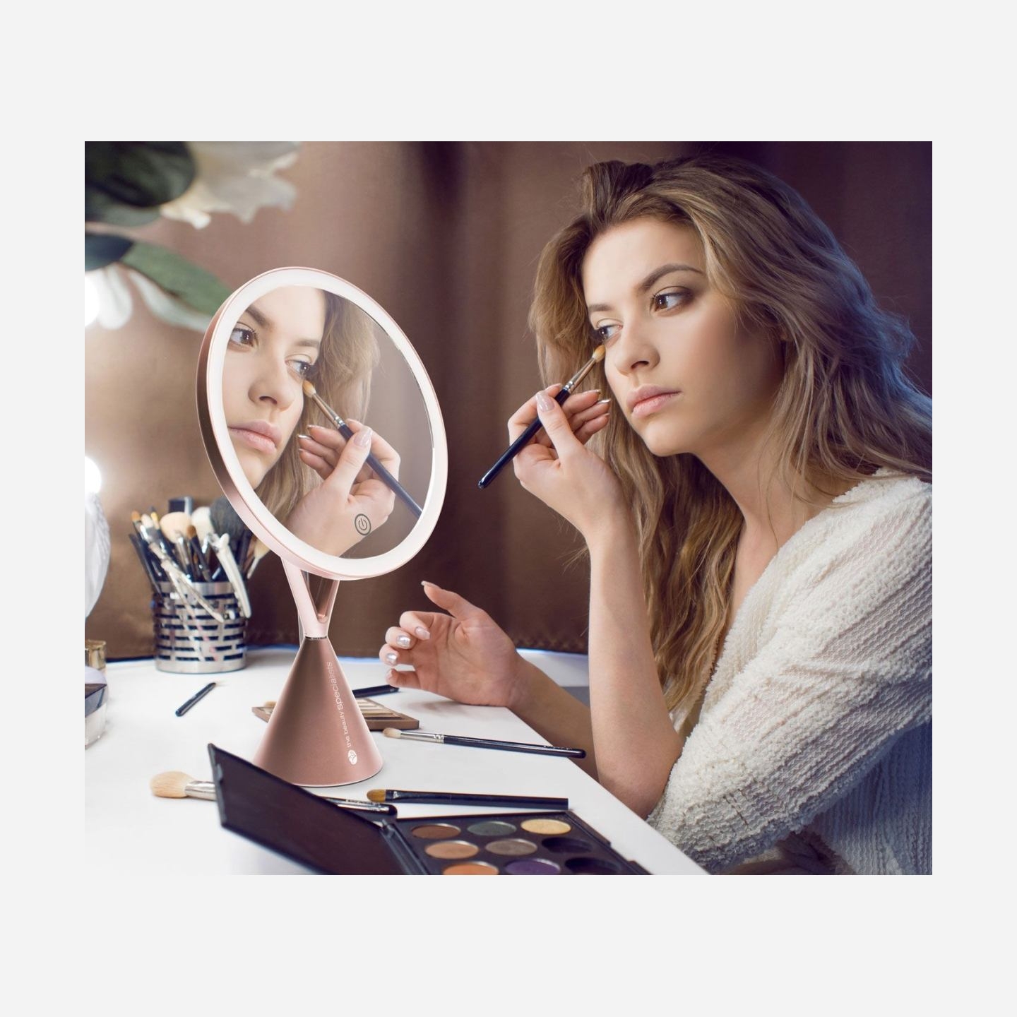 RIO MMCO-EU/1,4 Illuminated HD Make Up Mirror Rose Gold