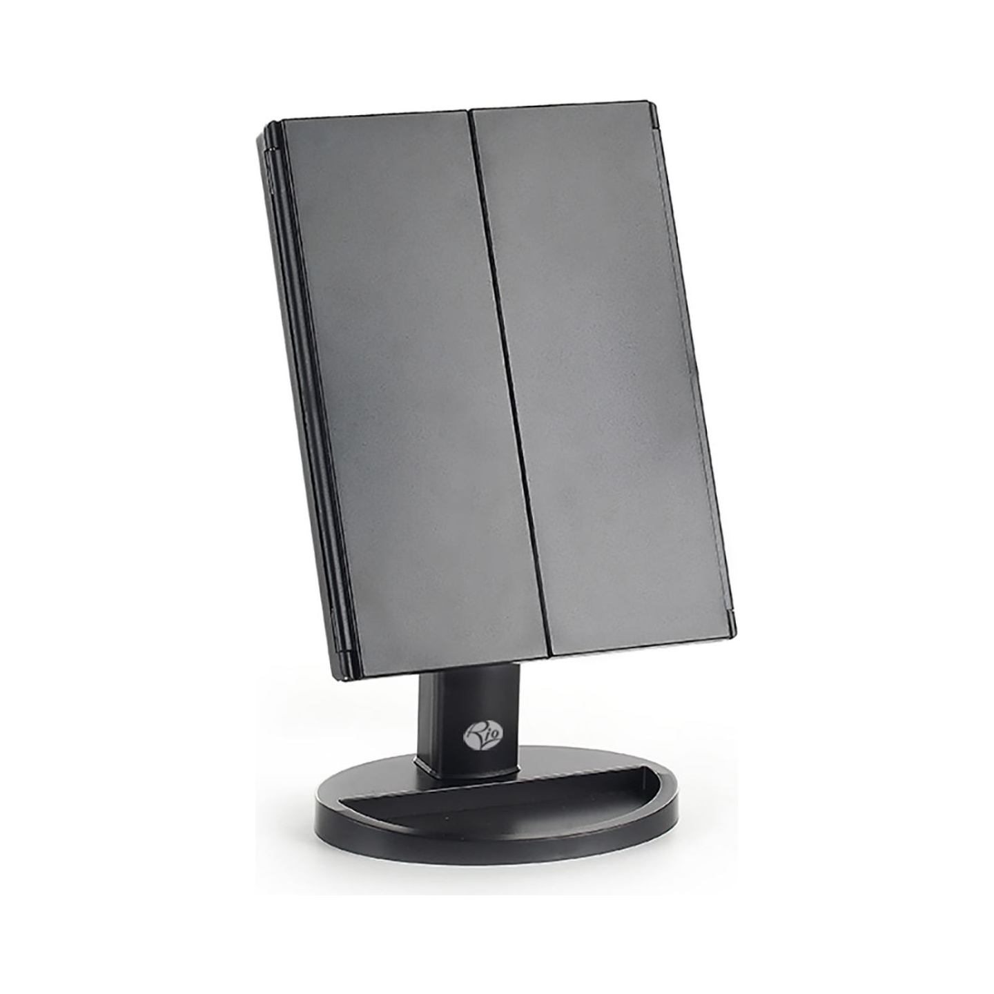RIO MMFD-EU/1,6 24 LED Touch Dimmable Makeup Mirror, Black