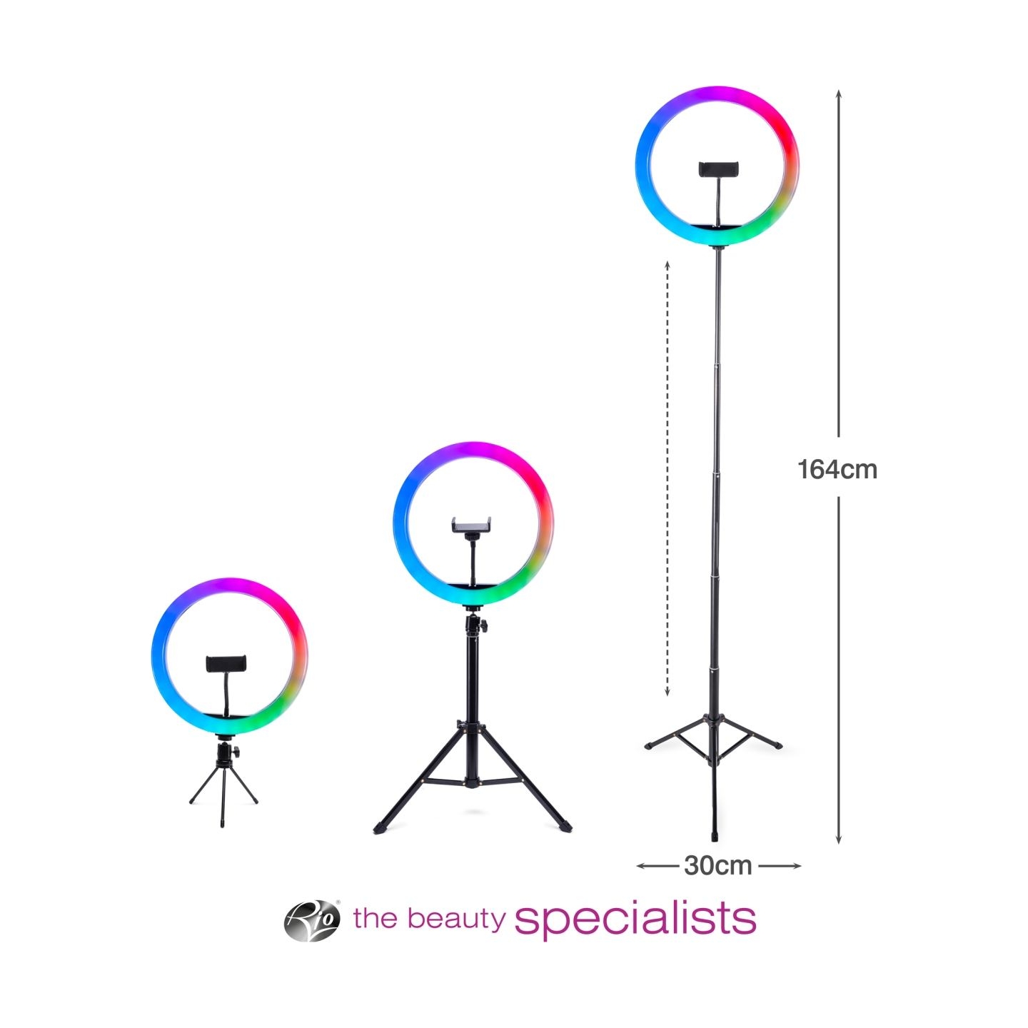 RIO RL12-EU/1,4 30cm Studio RGB Beauty Ring Light