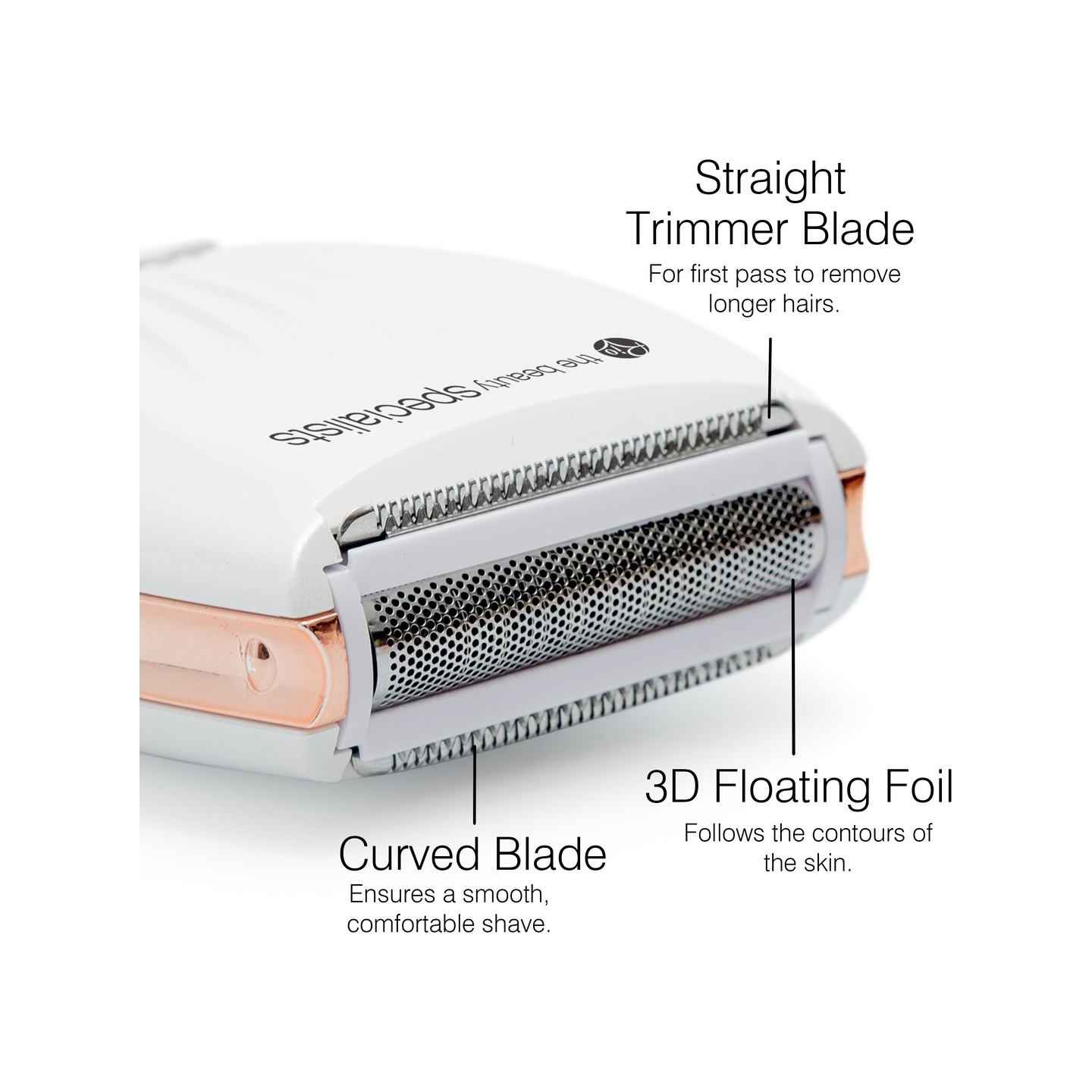 RIO SHSH-WH-BOT-EU/1.0 Go Smooth Lady Shaver, White