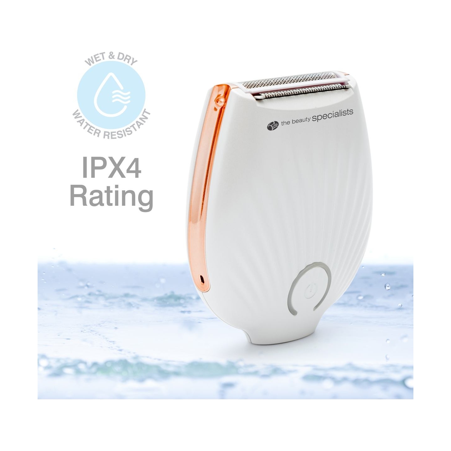 RIO SHSH-WH-BOT-EU/1.0 Go Smooth Lady Shaver, White