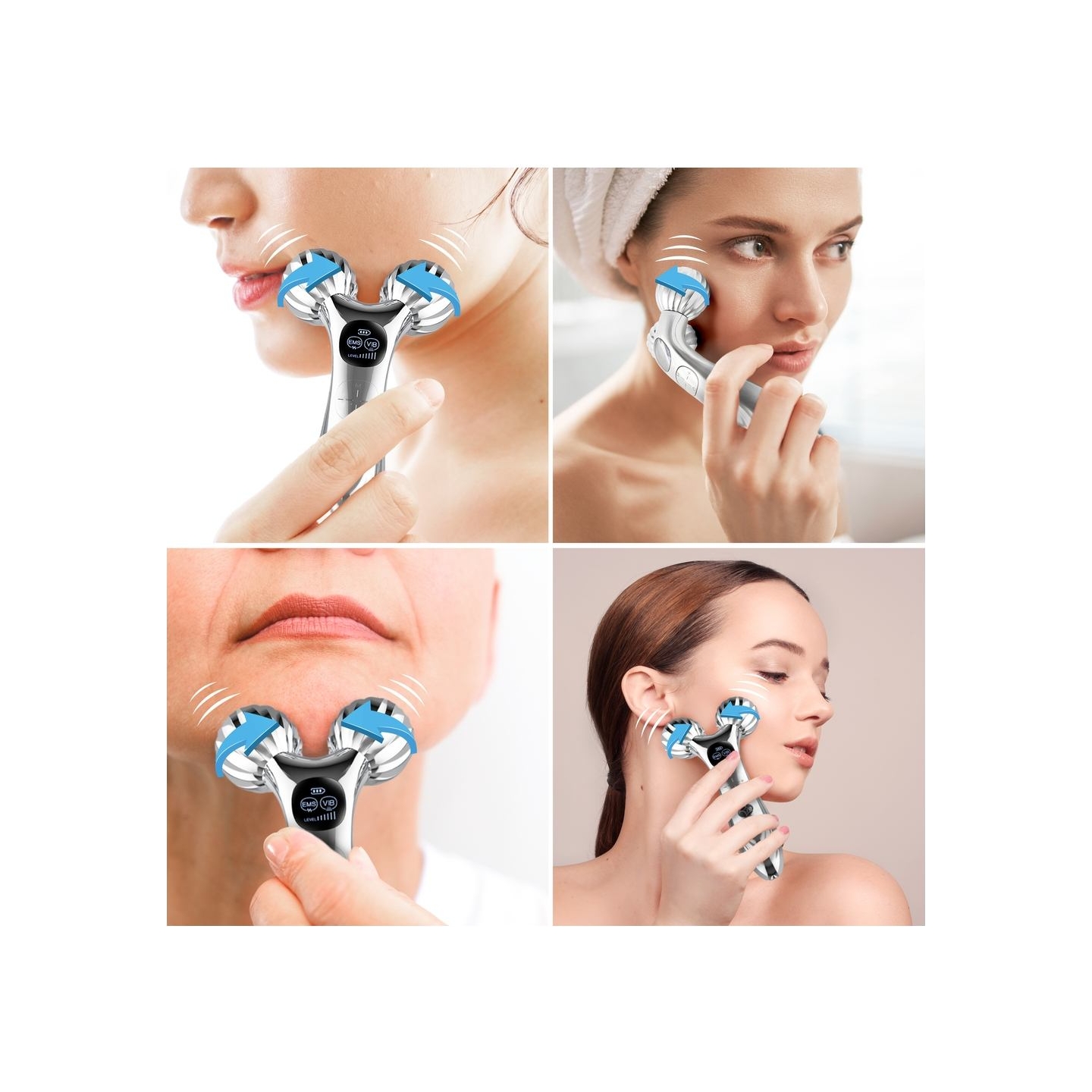 RIO FARM--TOP-EU/1.0 3D Face & Body Roller Massager