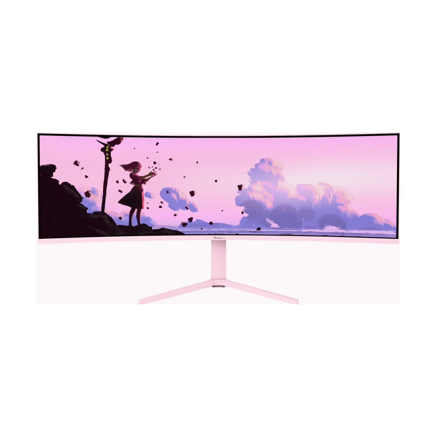 Arozzi Nova | 49 " | VA | 32:9 | 165 Hz | 4 ms | 5120 x 1440 pixels | 350 cd/m² | HDMI ports quantity 2 | Pink