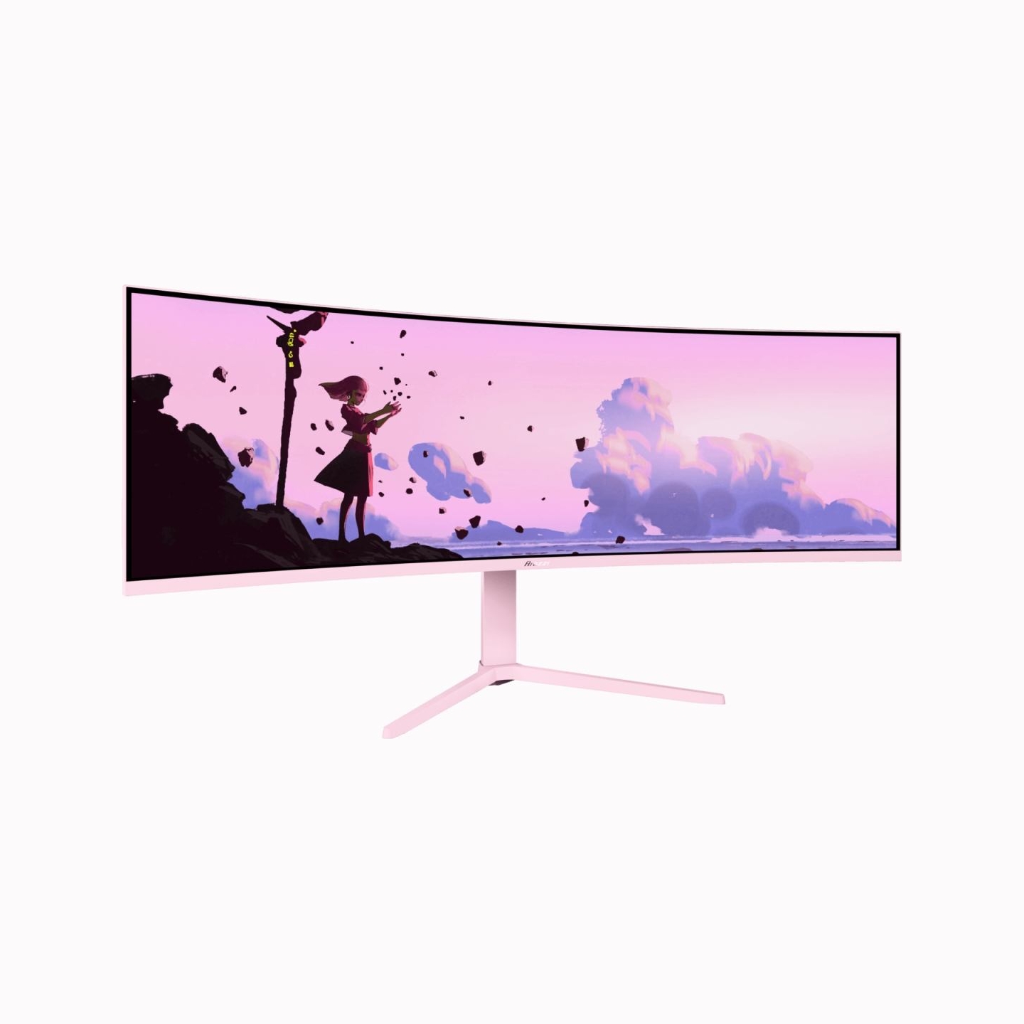 Arozzi Nova | 49 " | VA | 32:9 | 165 Hz | 4 ms | 5120 x 1440 pixels | 350 cd/m² | HDMI ports quantity 2 | Pink