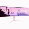 Arozzi Nova | 49 " | VA | 32:9 | 165 Hz | 4 ms | 5120 x 1440 pixels | 350 cd/m² | HDMI ports quantity 2 | Pink