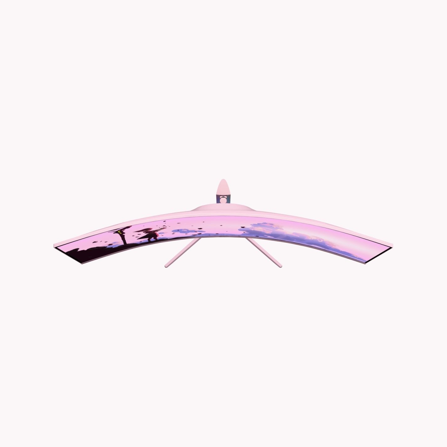 Arozzi Nova | 49 " | VA | 32:9 | 165 Hz | 4 ms | 5120 x 1440 pixels | 350 cd/m² | HDMI ports quantity 2 | Pink