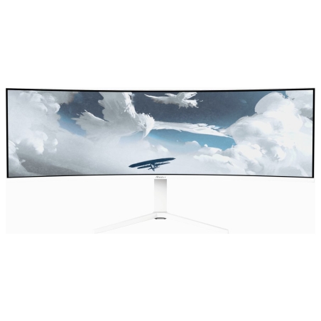 Arozzi Nova | 49 " | VA | 32:9 | 165 Hz | 4 ms | 5120 x 1440 pixels | 350 cd/m² | HDMI ports quantity 2 | White