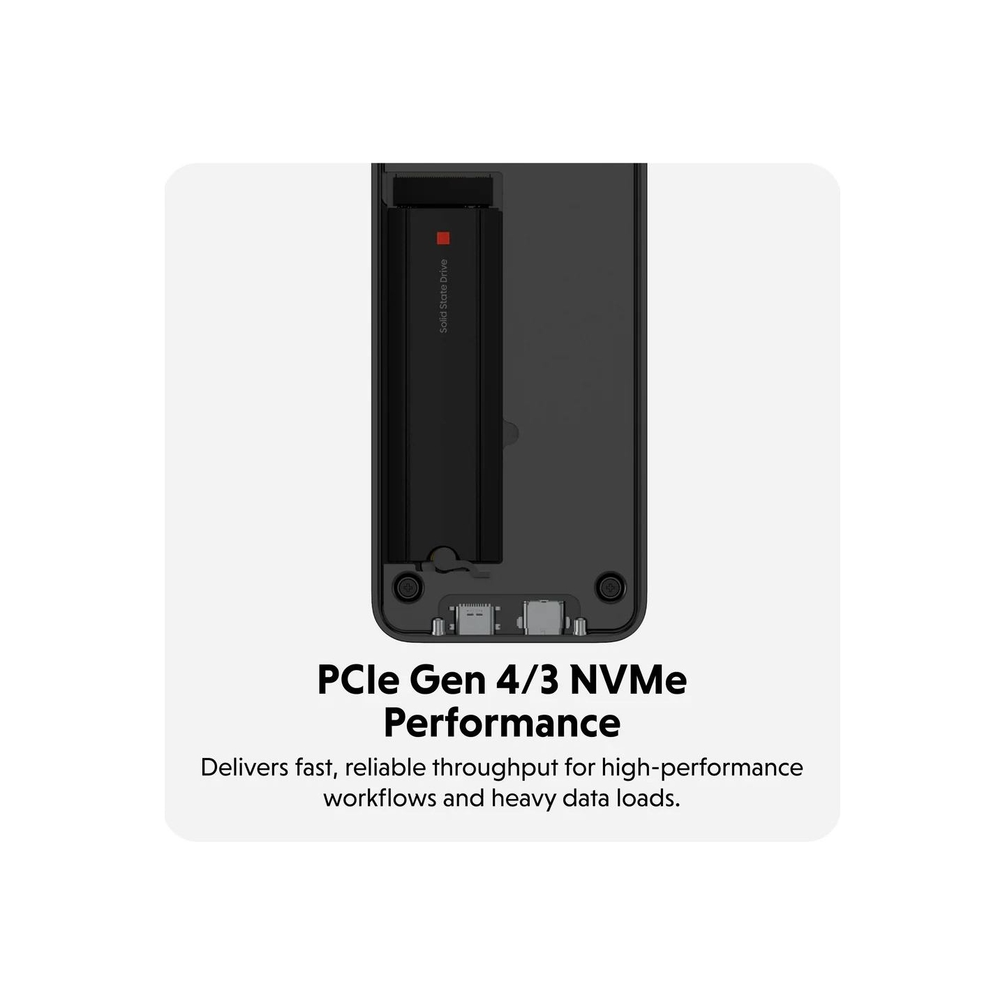 Hyper HyperDrive Next USB4 M.2 PCIe Enclosure | HD2500GL