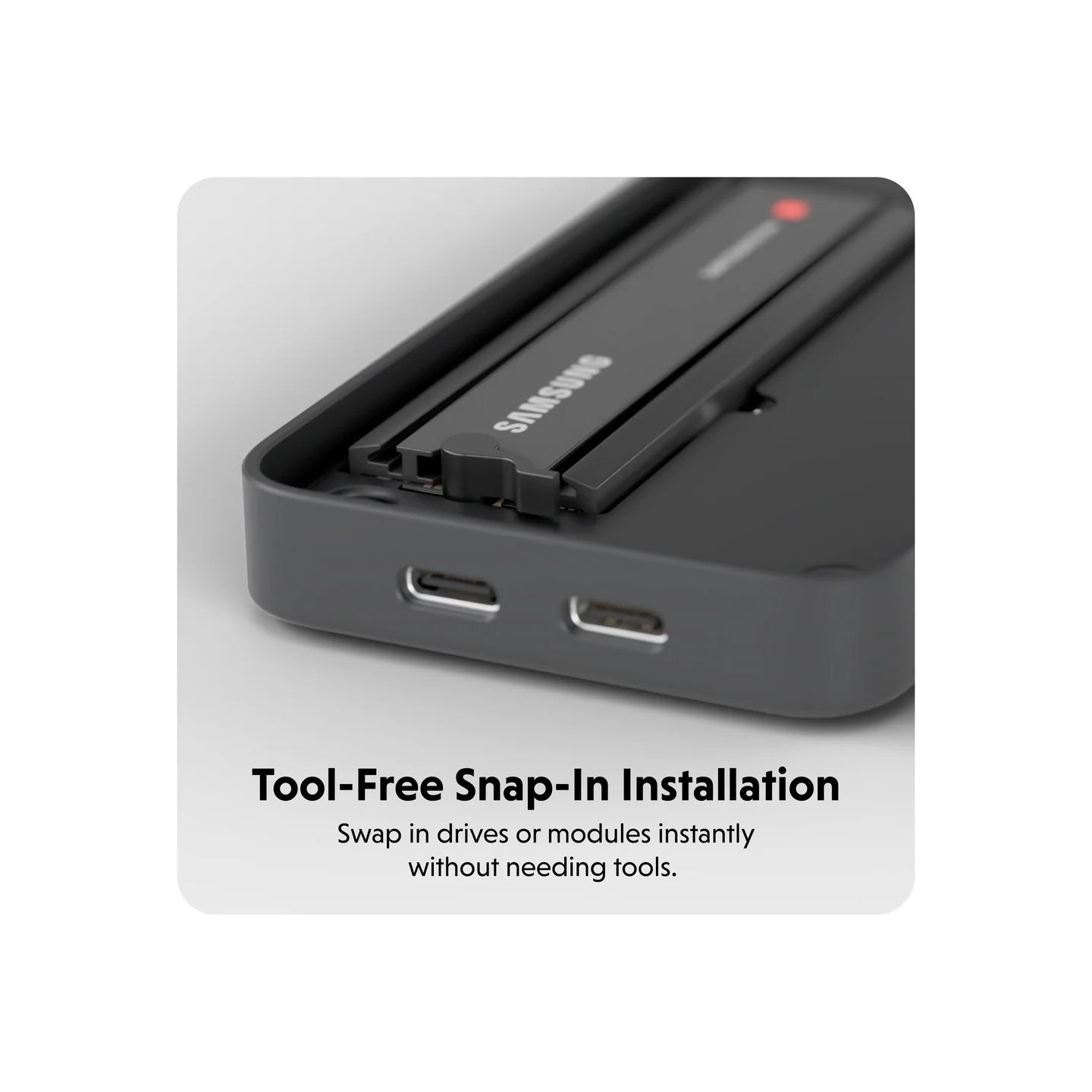 Hyper HyperDrive Next USB4 M.2 PCIe Enclosure | HD2500GL