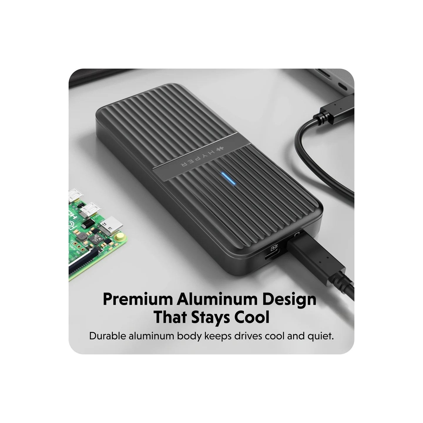 Hyper HyperDrive Next USB4 M.2 PCIe Enclosure | HD2500GL