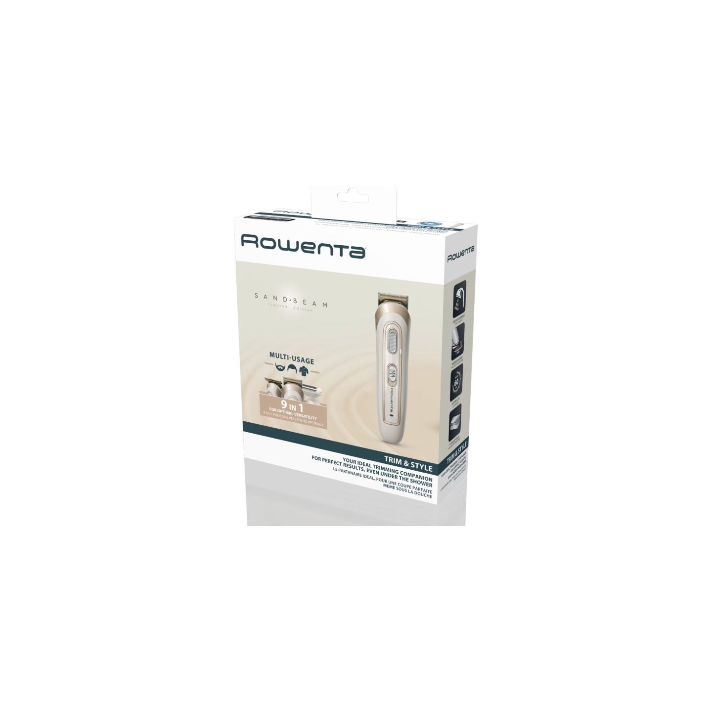 Rowenta Trimmer | TN9154F0 | Cordless | Number of length steps 6 | Cream