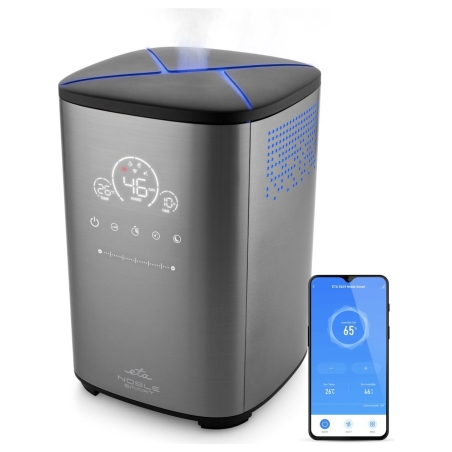 ETA Humidifier | Noble Smart 5629 90000 | 110 W | Water tank capacity 4 L | Suitable for rooms up to 50 m² | Ultrasonic | Grey |