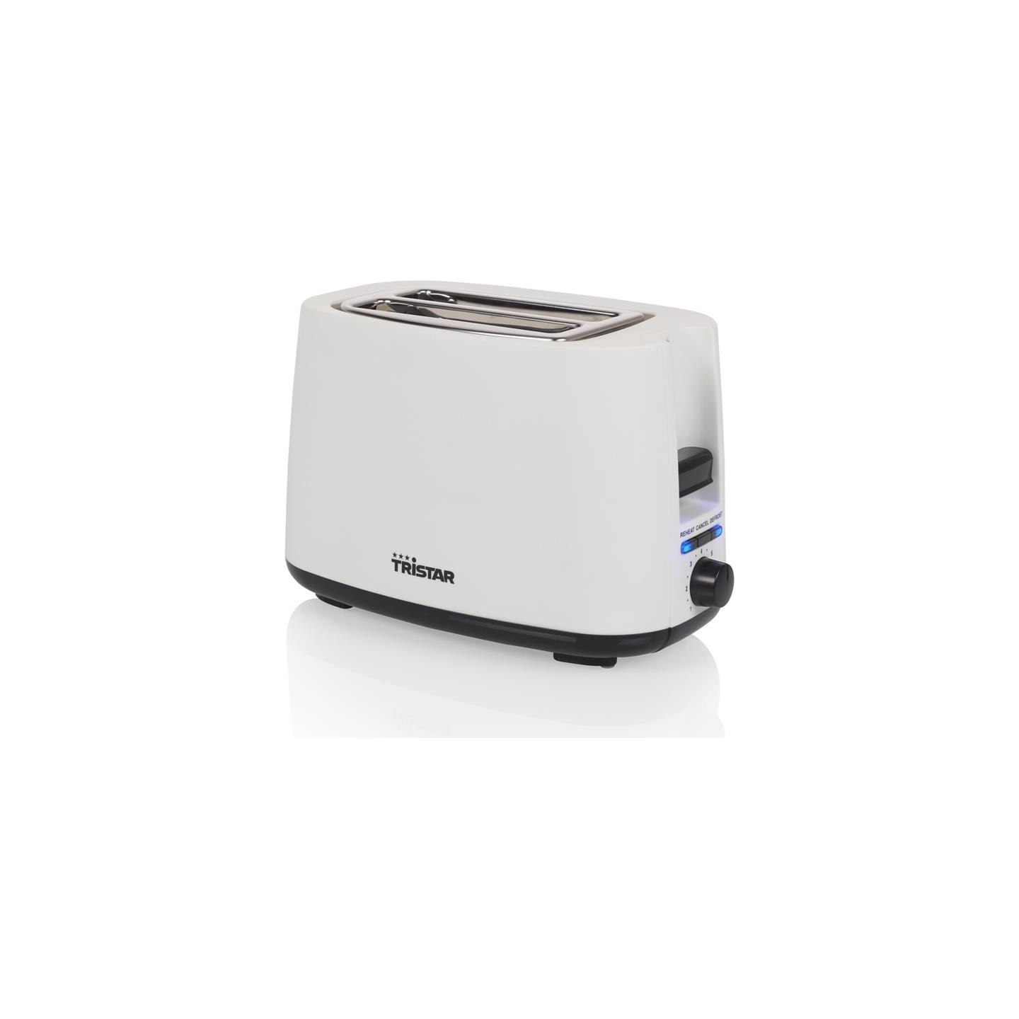 Tristar Toaster | BR-1055 | Power 750 W | Number of slots 2 | Housing material Plastic | White