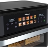 Tristar Dualzone Flex Airfryer | FR-9078 | Power 2800 W | Capacity 10 L | Hot air technology | Black