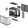 Deepcool Case | CG530U 4F | Black | Midi Tower