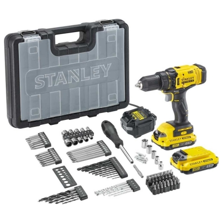Stanley Screwdriver Kit, 18 V, 2 Ah accumulator | SFMCD700D2A-QW
