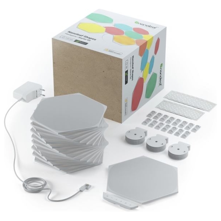Nanoleaf | Shapes Hexagons Smarter Kit (15 panels) | 16M+