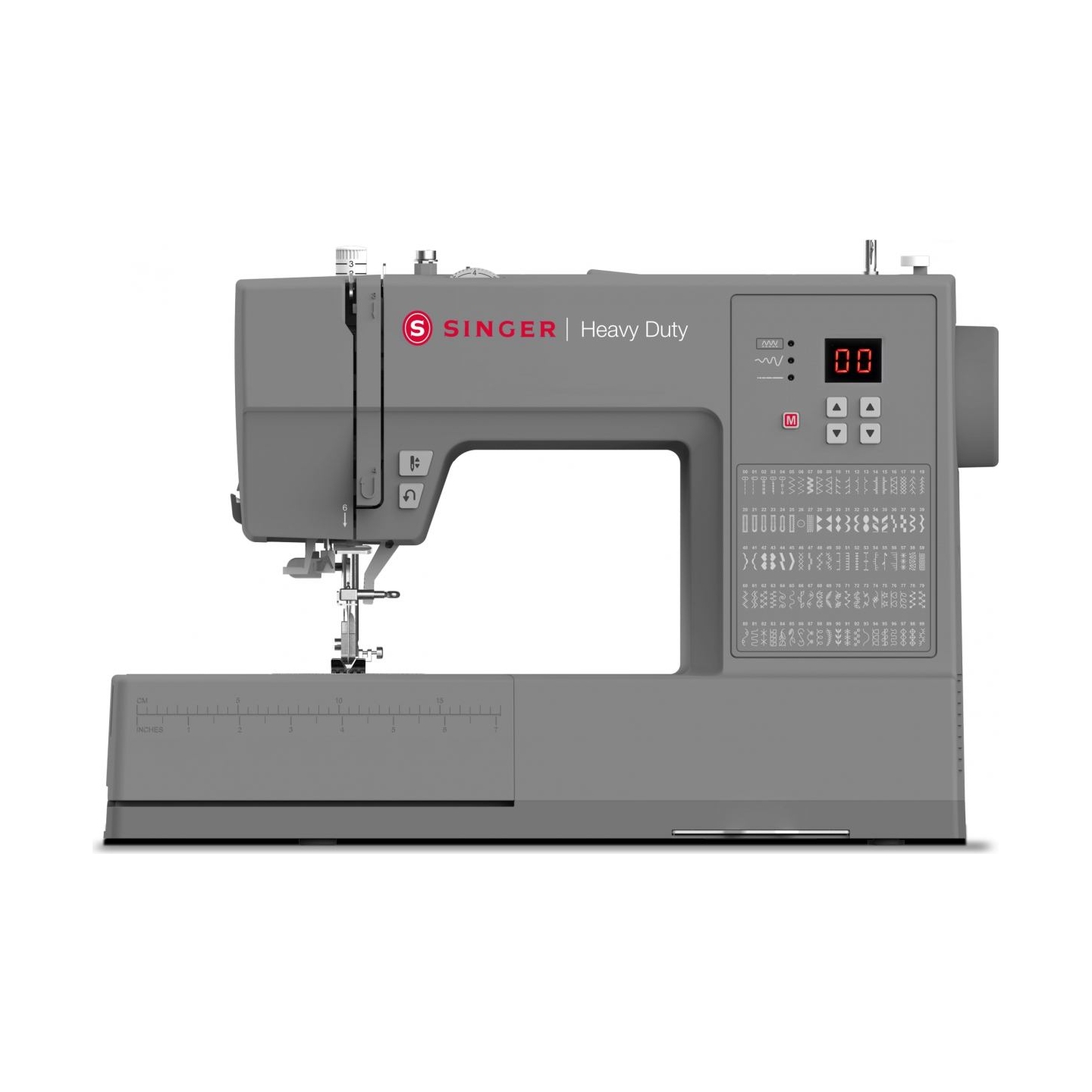 Singer | Sewing Machine | HD6605C Heavy Duty | Number of stitches 100 | Number of buttonholes 6 | Grey