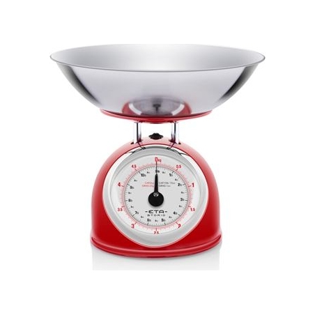 ETA | Kitchen scale | ETA577790030 Storio | Maximum weight (capacity) 5 kg | Graduation 25 g | Red