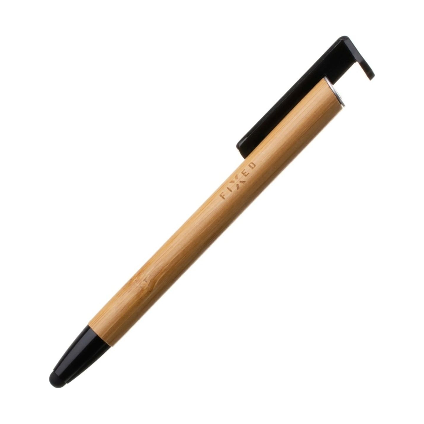 Fixed | Pen With Stylus and Stand | 3 in 1 | Pencil | Stylus for capacitive displays; Stand for phones and tablets | Bamboo