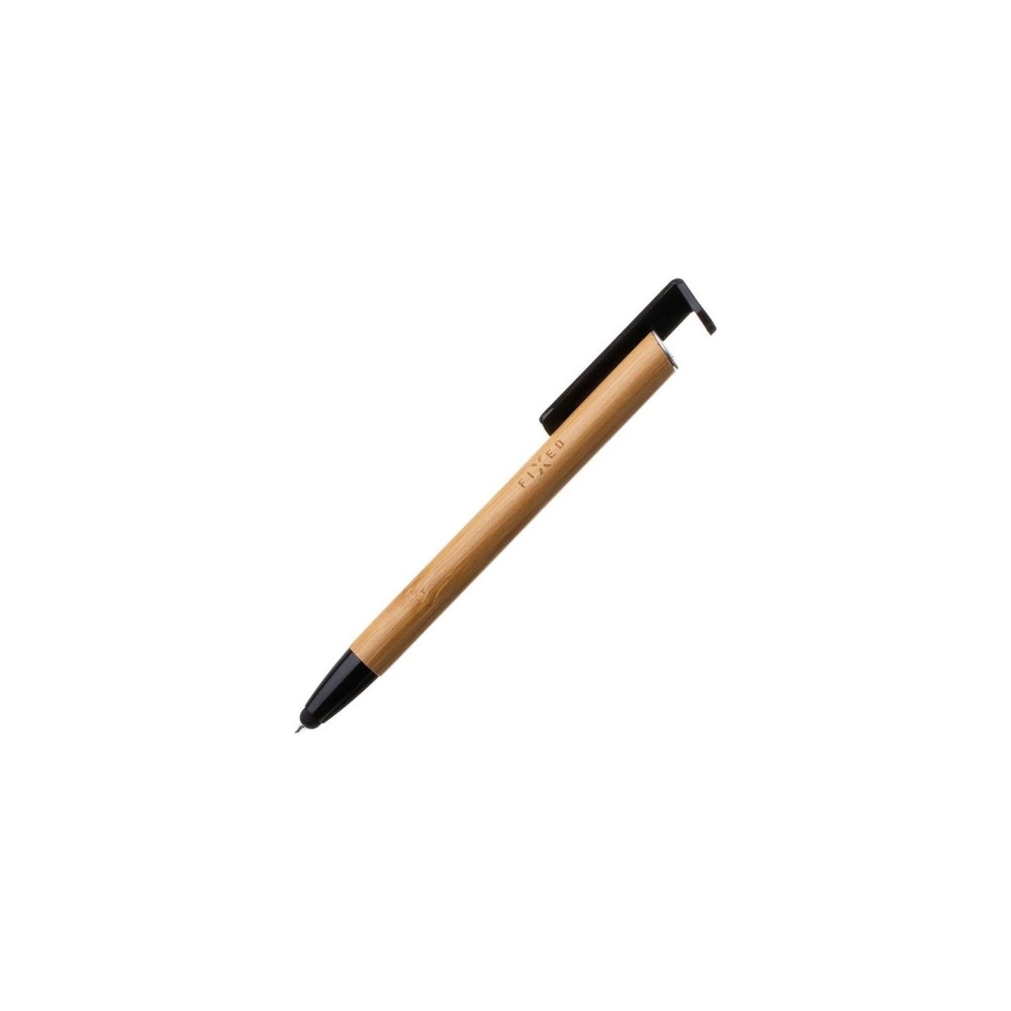 Fixed | Pen With Stylus and Stand | 3 in 1 | Pencil | Stylus for capacitive displays; Stand for phones and tablets | Bamboo