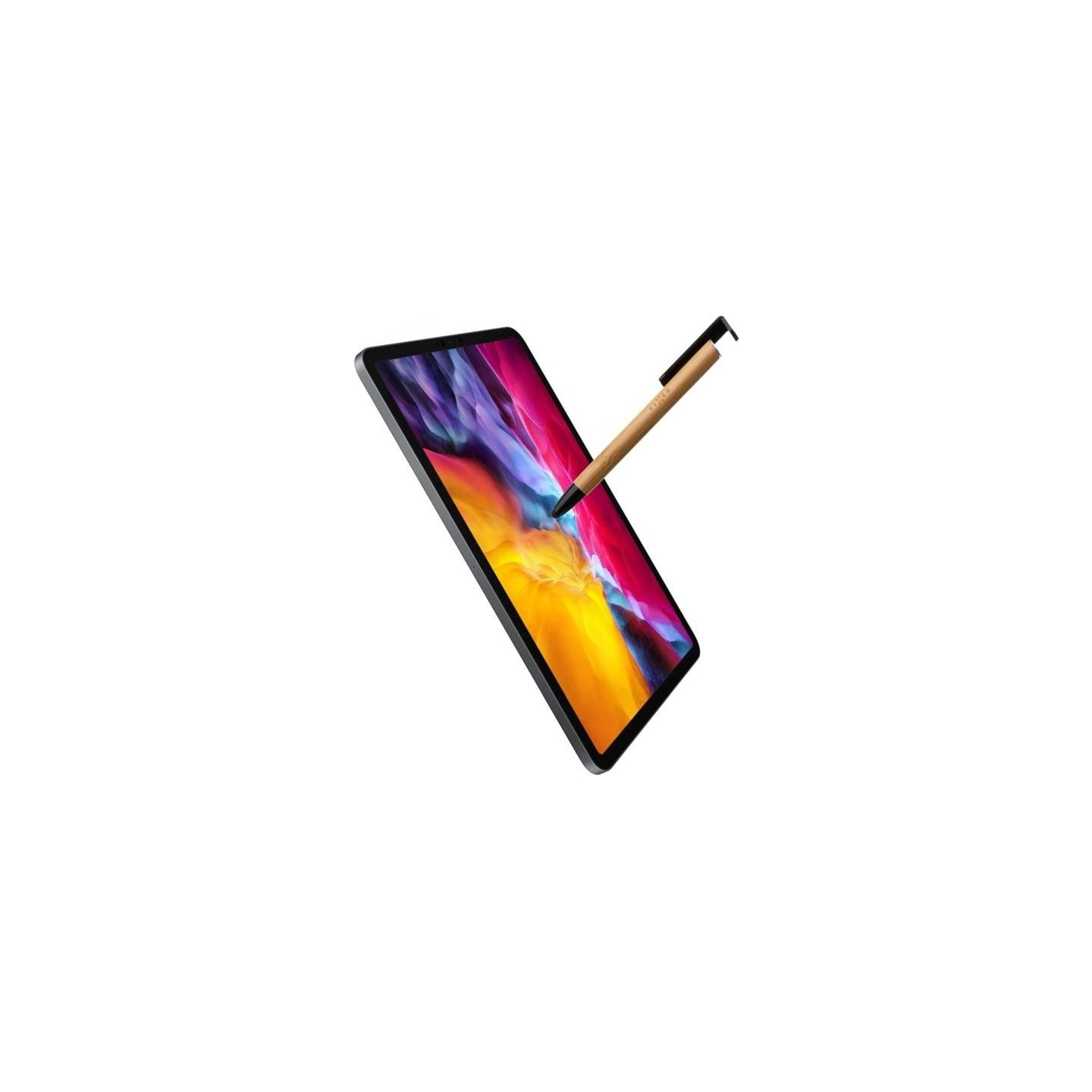 Fixed | Pen With Stylus and Stand | 3 in 1 | Pencil | Stylus for capacitive displays; Stand for phones and tablets | Bamboo