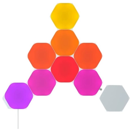 Nanoleaf | Shapes Black Hexagons Starter Kit (9 panels) | 42 W | WiFi