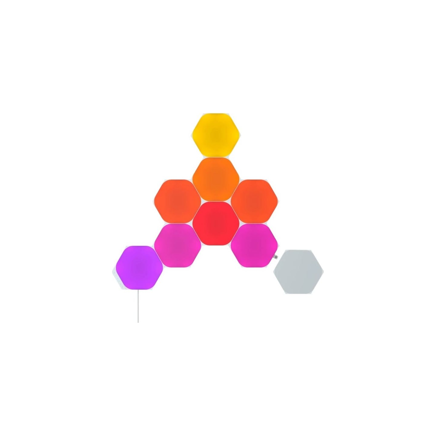 Nanoleaf | Shapes Black Hexagons Starter Kit (9 panels) | 42 W | WiFi
