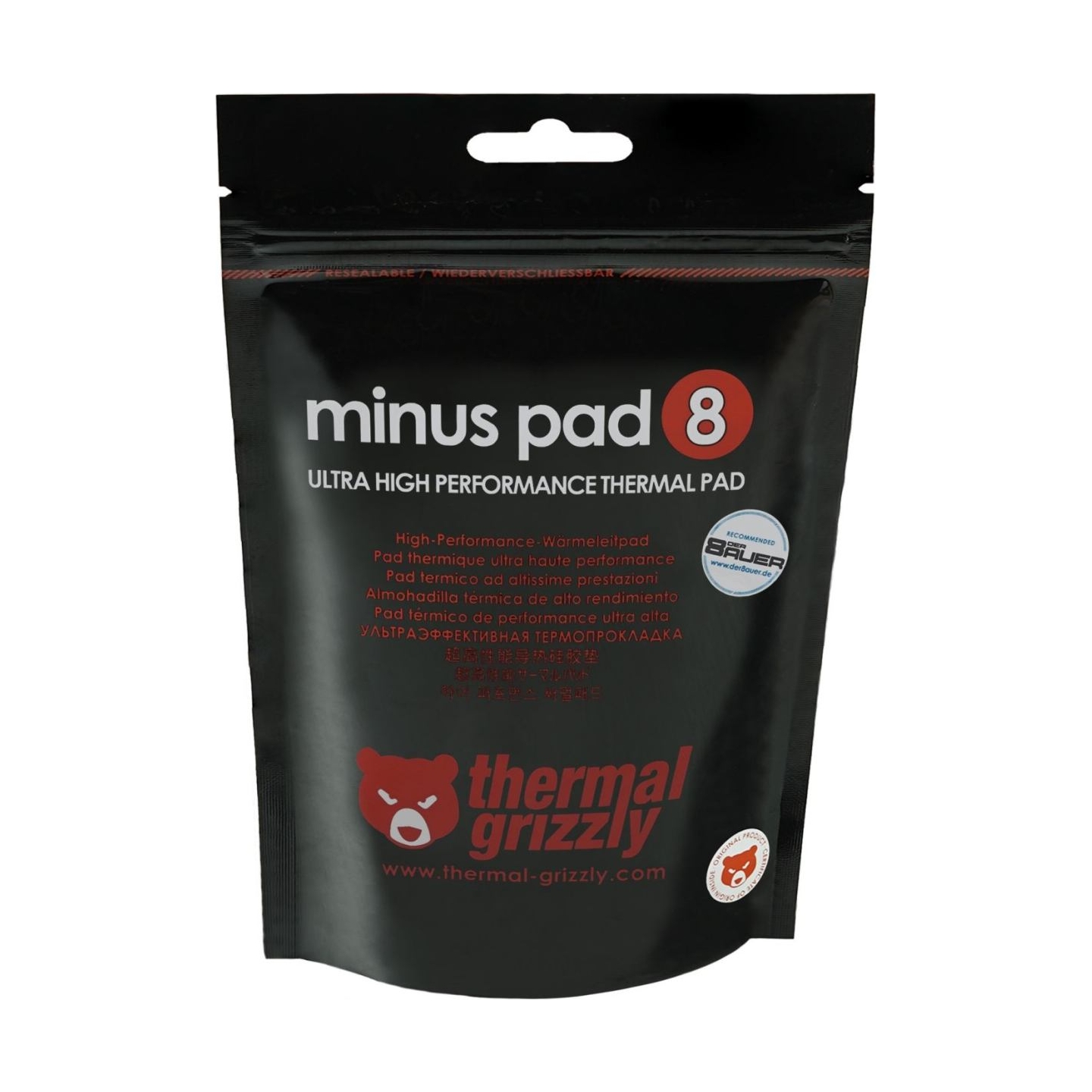 Thermal Grizzly | Minus Pad 8 (100 x 100 x 0.5 mm) | N/A