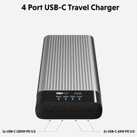 Hyper | HyperJuice 245W USB-C 100Wh Battery Pack with OLED Display