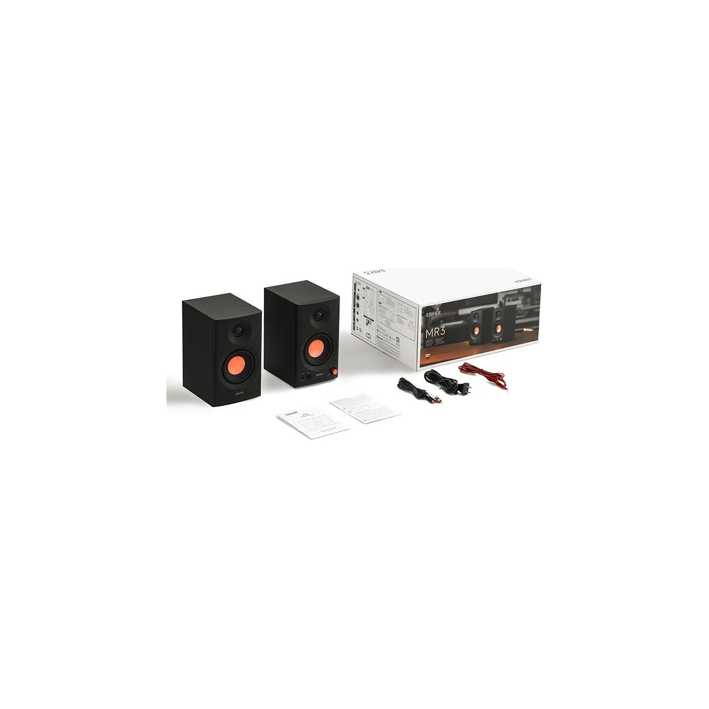 Edifier | Powered Studio Monitor Speakers | MR3 | 18 W | Bluetooth | Wireless connection | 85 dB | Black