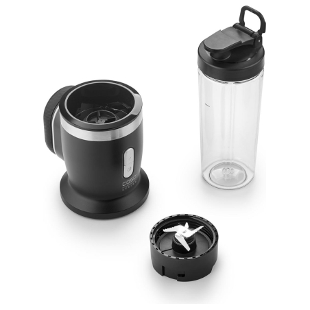 Caso Cordless Blender | Click & Blend | Tabletop | 240 W | Jar material Tritan | Jar capacity 0.5 L | Stainless steel/Matt Black