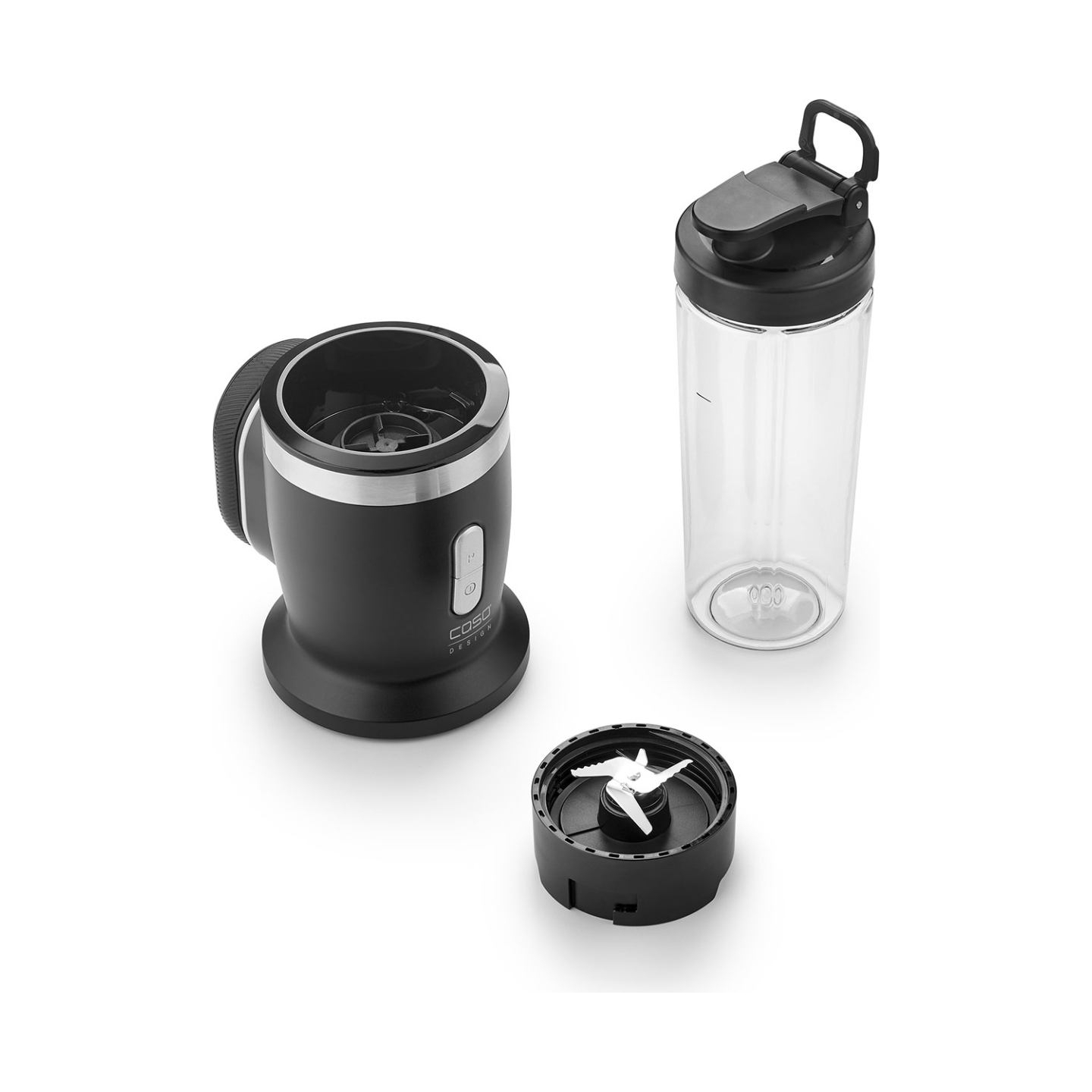 Caso Cordless Blender | Click & Blend | Tabletop | 240 W | Jar material Tritan | Jar capacity 0.5 L | Stainless steel/Matt Black