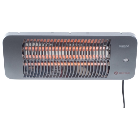 Sunred | Heater | LUG-2000W, Lugo Quartz Wall | Infrared | 2000 W | Grey | IP24