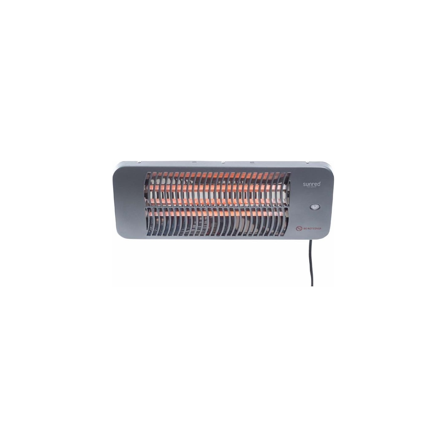 Sunred | Heater | LUG-2000W, Lugo Quartz Wall | Infrared | 2000 W | Grey | IP24