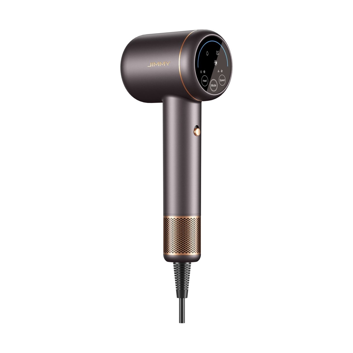 Jimmy | Hair Dryer | F8 | 1600 W | Number of temperature settings 3 | Ionic function | Diffuser nozzle | Grey