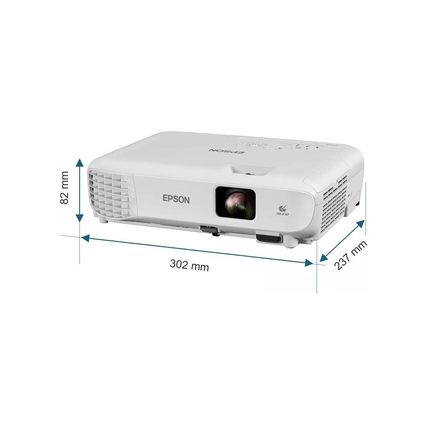 Epson | EB-W53 | WXGA (1280x800) | 4000 ANSI lumens | White