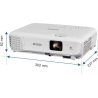 Epson | EB-W53 | WXGA (1280x800) | 4000 ANSI lumens | White