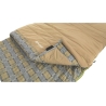 Outwell | with loose Pillow | Sleeping bag | Commodore | 225 x 85 cm | 9/5/-8 °C | 2 way open - auto lock, L-shape