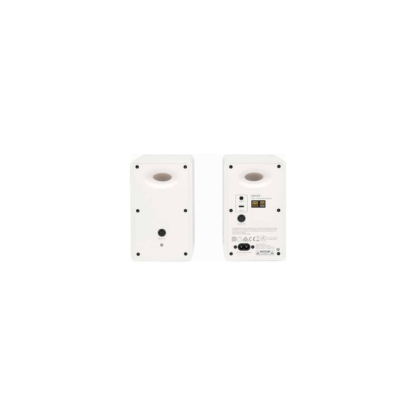 Edifier Compact Desktop 2.0 Speakers | M60 | 66 W | Bluetooth | Wireless connection | White