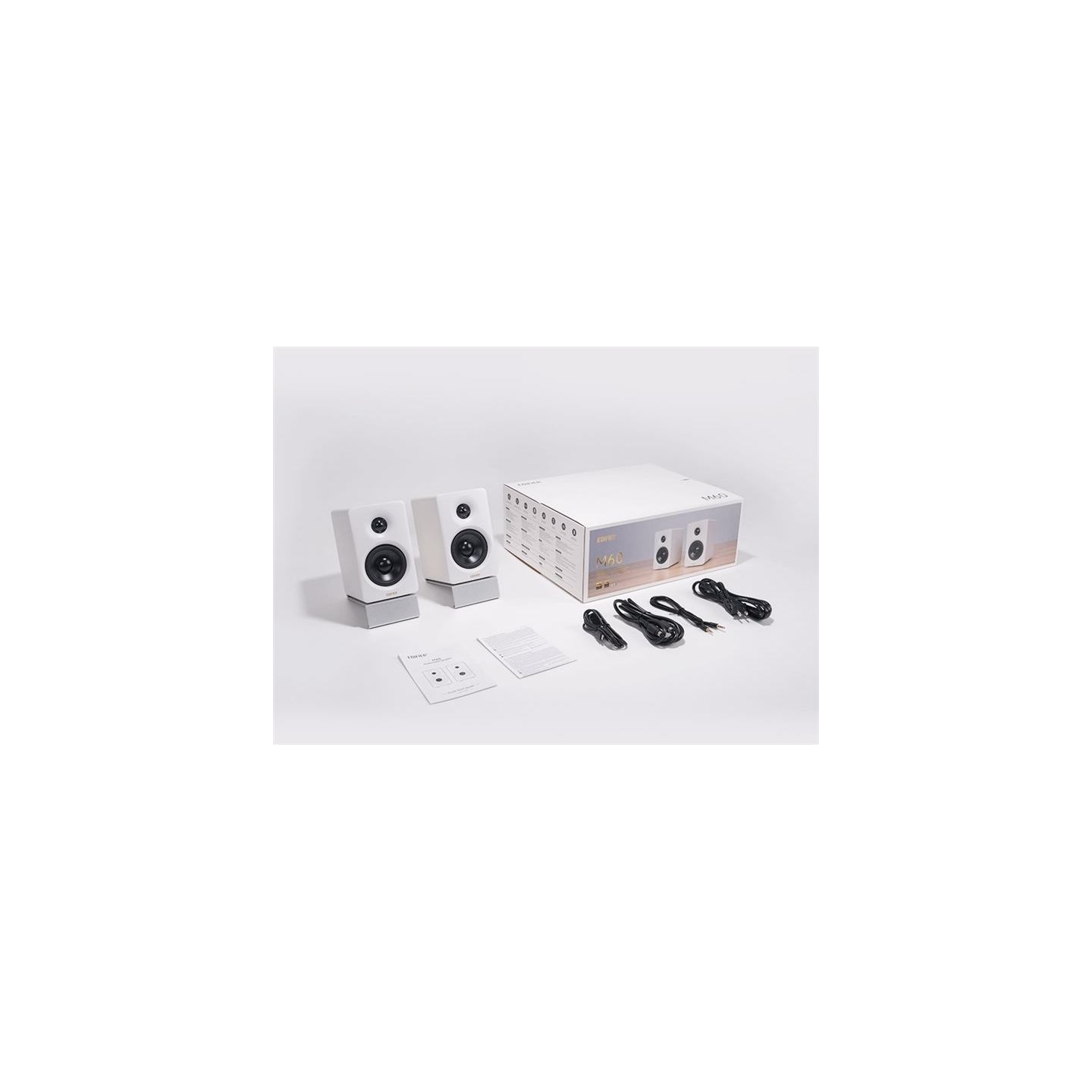 Edifier Compact Desktop 2.0 Speakers | M60 | 66 W | Bluetooth | Wireless connection | White