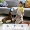 Reolink 4K Dual-Band Wi-Fi 6 Indoor Camera with Auto Tracking | E Series E340 | PTZ | 8 MP | 2.8-8mm/F1.6 | Micro SD, Max. 512GB