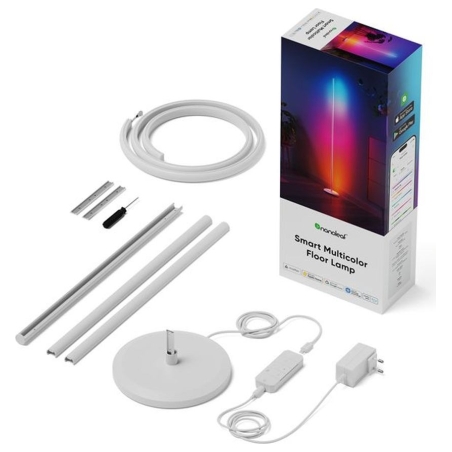 Nanoleaf Floor Lamp Smart Matter WiFi 1700Lm RGBW, White | 22 W | 16M+ colours
