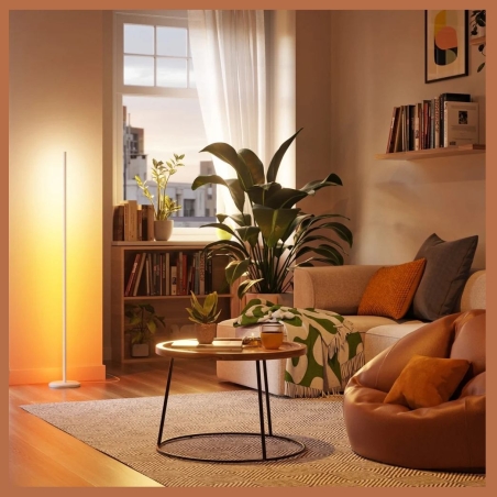 Nanoleaf Floor Lamp Smart Matter WiFi 1700Lm RGBW, White | 22 W | 16M+ colours