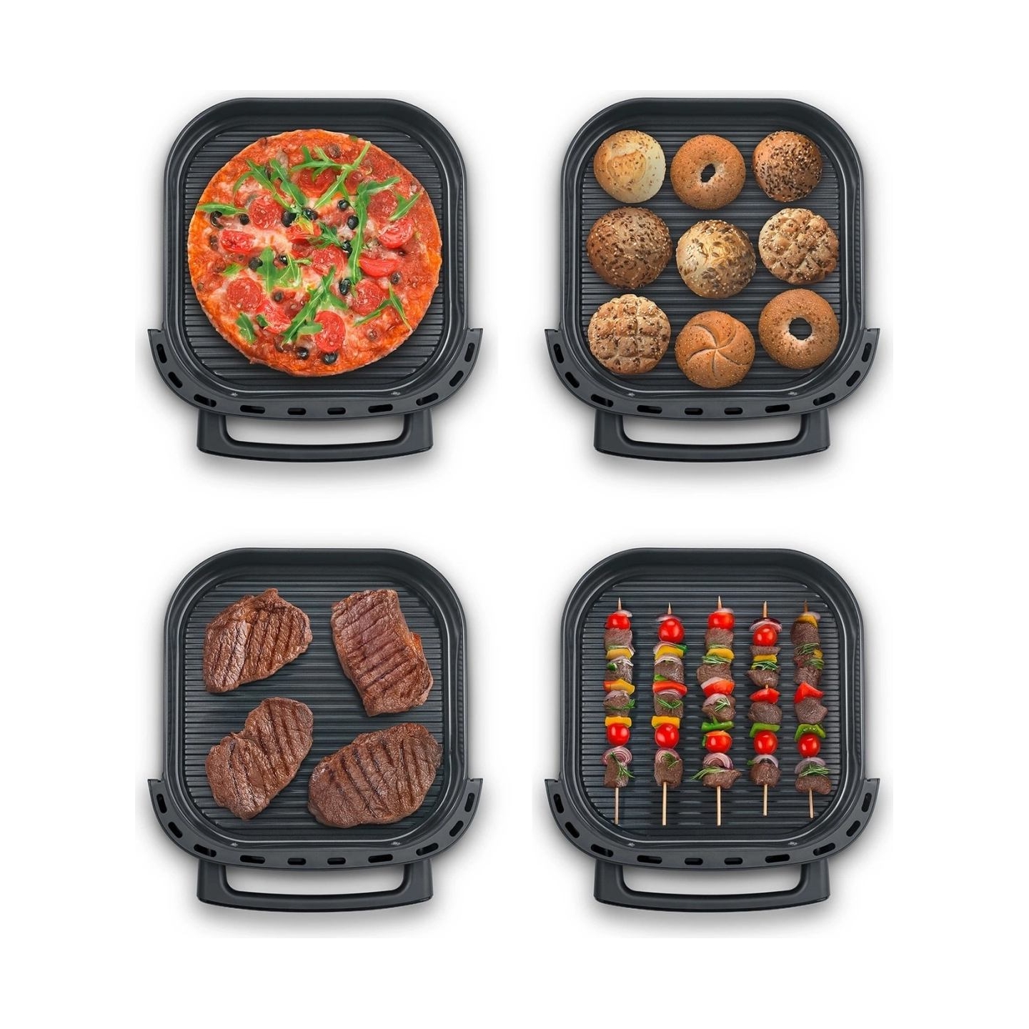 Caso Air Fryer | AirFry & PizzaChef | Power 2850 W | Capacity 6 L | Black