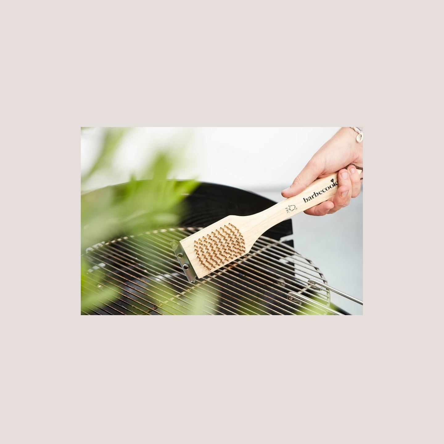 Barbecook | Copper and steel brush FSC, 31 cm | BC-ACC-7074