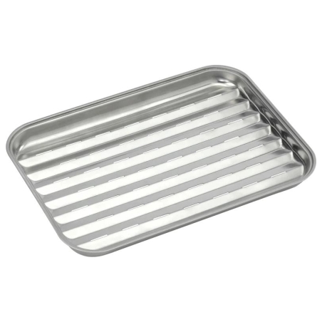 Barbecook | Reusable stainless steel grill pan, 34.5 x 24 x 3 cm | BC-ACC-7079